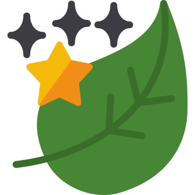 Bir yıldız simgesinin vektör illüstrasyonu