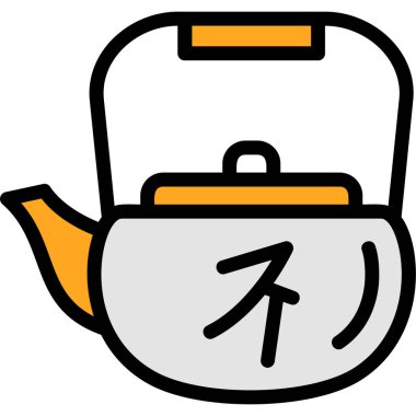 paket yiyecek simgesi ana hatlar biçiminde