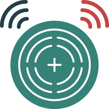 Hedef. Web simgesi basit illüstrasyon