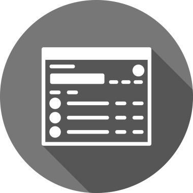 Web tarayıcı penceresi simge