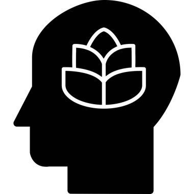 özet biçiminde zihin düşünme simgesi