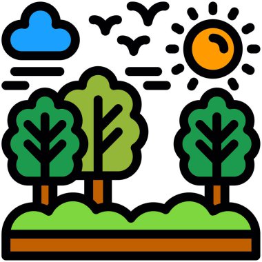 hava simgesi vektör illüstrasyonu