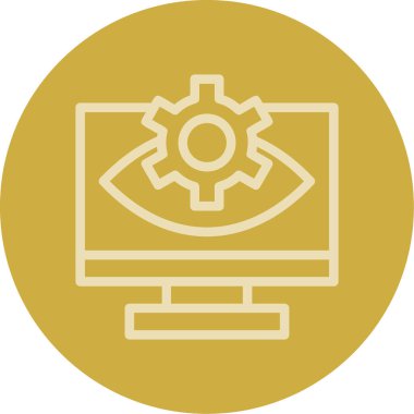 seo modern simgesinin vektör illüstrasyonu