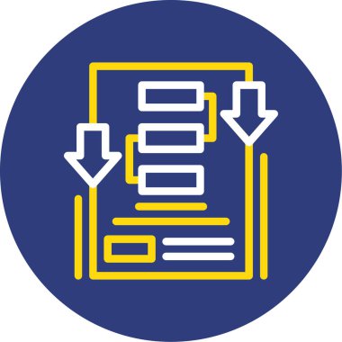 dosya simgesi, vektör illüstrasyonu