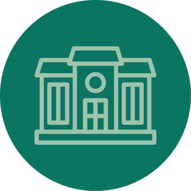 güzel yapı vektör çizgisi simgesi