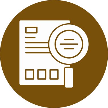 belge simgesi vektör illüstrasyonu