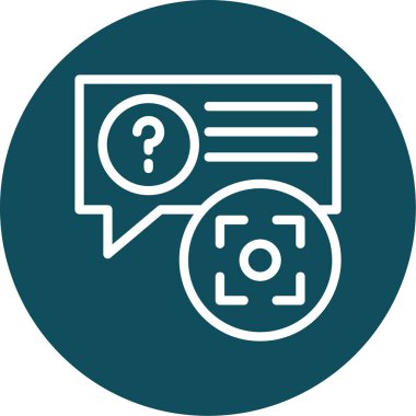 Sohbet simgesi vektör illüstrasyonu