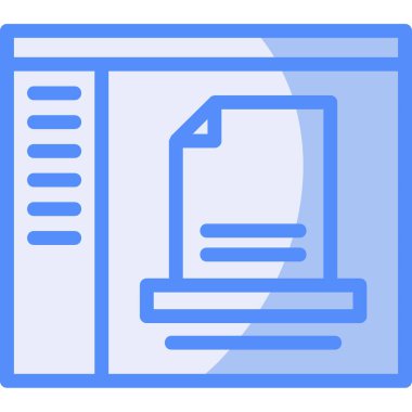 Bilgisayar. Web simgesi basit tasarım