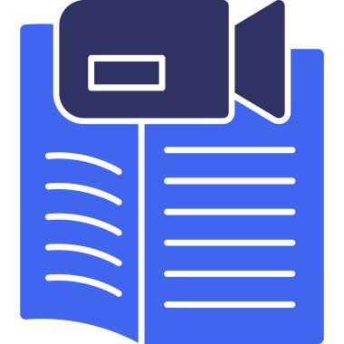 Kitap. Web simgesi basit illüstrasyon