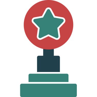 yıldız simgesi vektör illüstrasyonu