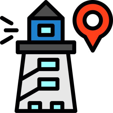 gps navigasyon konumu simgesi