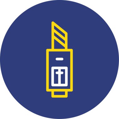 vektör batarya düz biçim simgesi