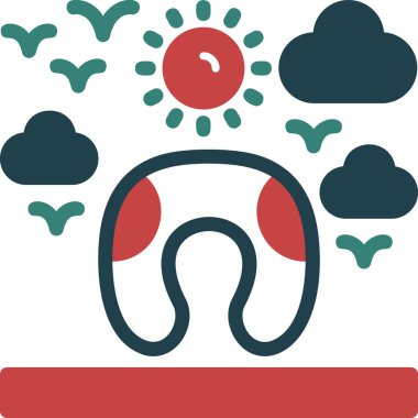 Bulut havası. Basit resimleme