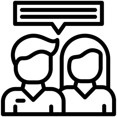 çift simge vektör illüstrasyonu