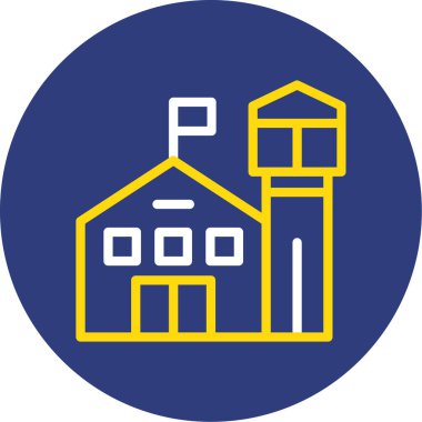 Ev. Web simgesi basit illüstrasyon