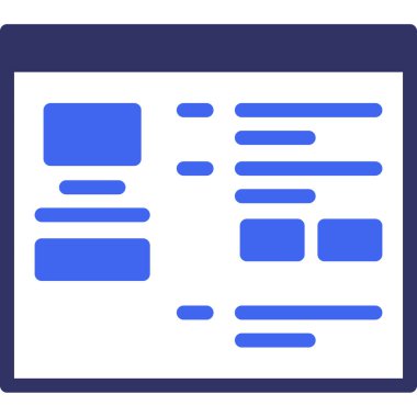 Web simgesi vektör illüstrasyonu