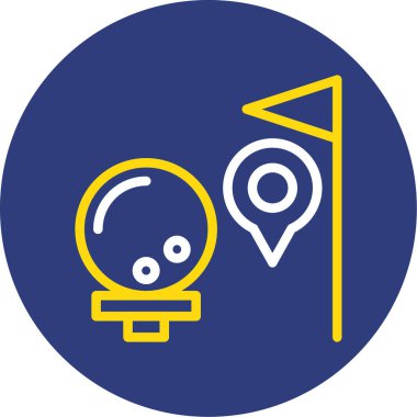 Harita işaretleyici vektör illüstrasyonuName