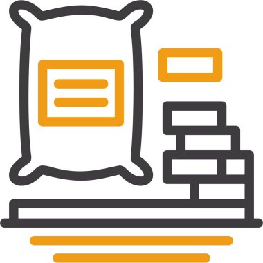 iş finans simgesi ana hat biçiminde