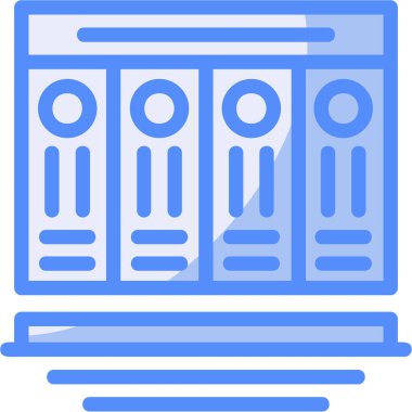 Sunucu veritabanı sunucu simgesi - taslak biçimi