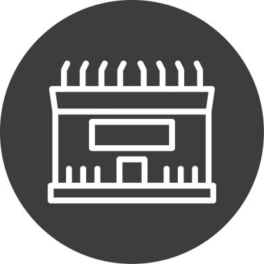 Modern eğitim ikonunun vektör illüstrasyonu