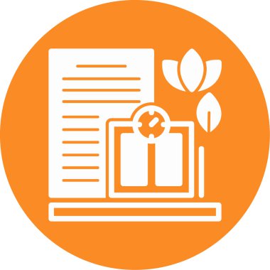 Eğitimin vektör illüstrasyonu modern simge