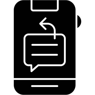 mobile phone. simple vector illustration