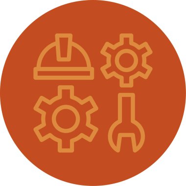 dişli vektör simgesi modern basit illüstrasyon