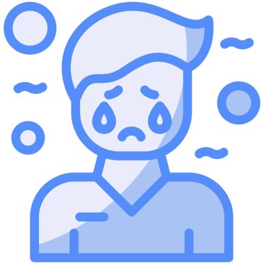 Ağlayan depresyon ikonu