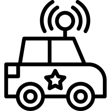 otomobil GPS konum simgesi taslak biçimi