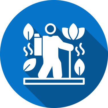 Bahçe ikonu, vektör illüstrasyonu