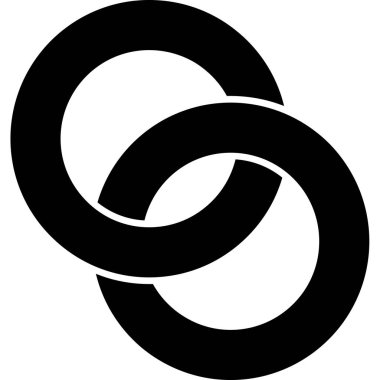 soyut geometrik siyah ve beyaz element