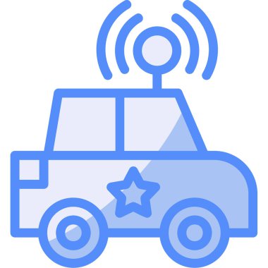 araba taksi konumu simgesi - taslak biçimi