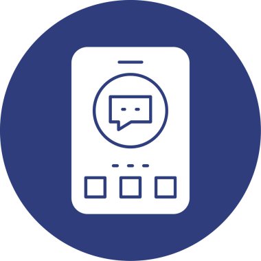 Vektör telefon simgesi illüstrasyonu