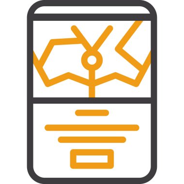 Veri analiz simgesi, vektör illüstrasyonu