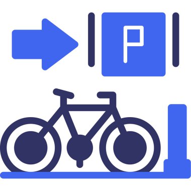 Bisiklet. Web simgesi basit tasarım