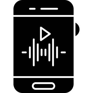 akıllı telefon simgesi vektör çizimi