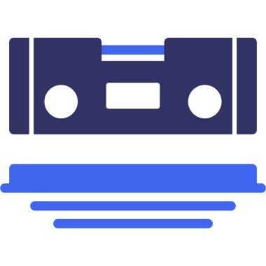 Kaset. Web simgesi basit tasarım