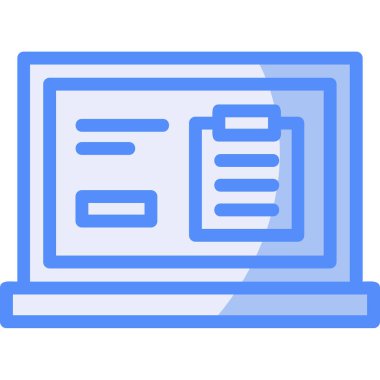 Bilgisayar. Web simgesi basit illüstrasyon