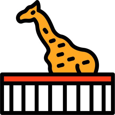 zürafa simgesi tasarımı