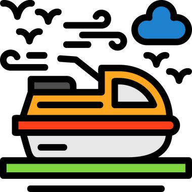 seyahat teknesi simgesi