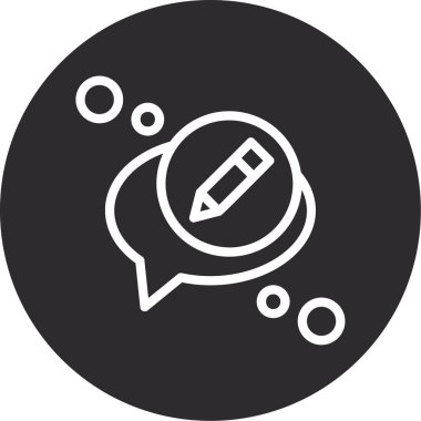 Konuşma balonu. Basit tasarım