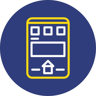 vektör akıllı telefon simgesi simgesi