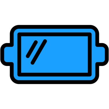 Pil. Web simgesi vektör illüstrasyonu