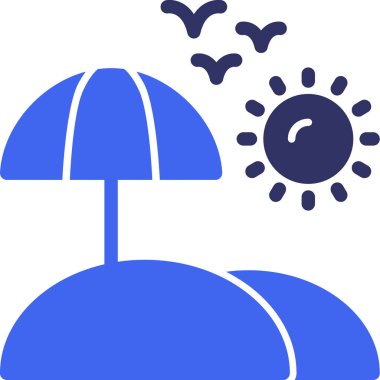 Güneş. Web simgesi basit tasarım