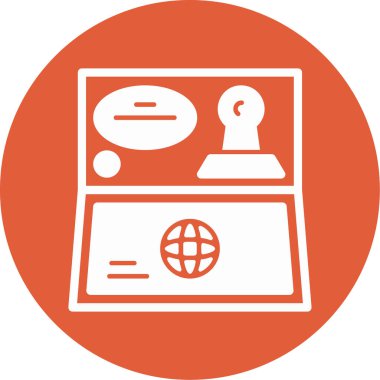 Tarayıcı. Web simgesi basit illüstrasyon