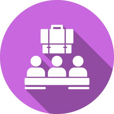 Grup Kabartma Gölgesi, Vektör İllüstrasyonu