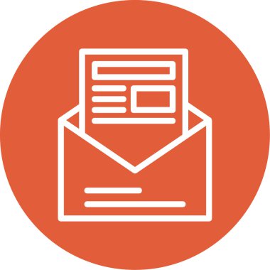 posta simgesi, vektör illüstrasyonu