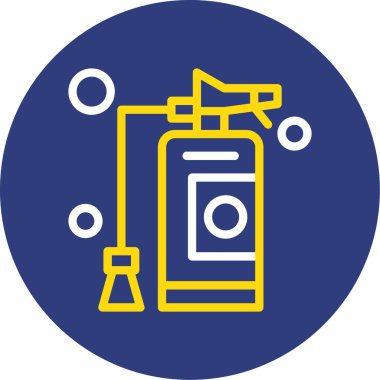 Benzin istasyonu simgesinin vektör illüstrasyonu