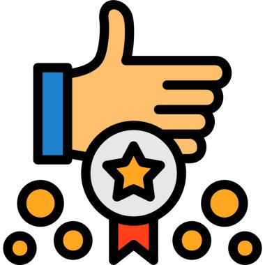 El hareketi simgesi - taslak biçimi