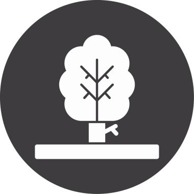 vektör ağaçları resimleme